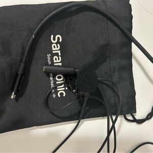 Black Lavalier Microphone